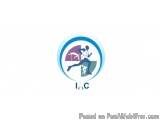 The image is a logo for the International Athletic Association (IAC). It is a circular logo with a blue background and a whit...