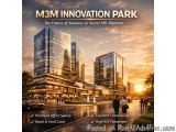The image is an advertisement for M3M Innovation Park, a luxury hotel in Sector M9, Manesar. The park is located in the heart...