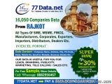 List of Companies in Rajkot : 16050 Industries Data