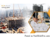The image is a collage of three different elements related to construction and construction. On the left side of the image, t...