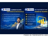 The image is an advertisement for a company called "eMexico Career Scope for Power BI Professionals". The background of the i...
