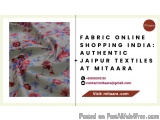 Fabric Online Shopping India: Authentic Jaipur Textiles at Mitaara