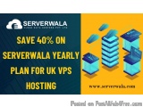 Save 40% on Serverwalaâ€™s Yearly Plan for UK VPS Hosting
