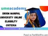 Sikkim manipal university online Eligibility criteria