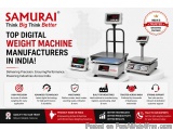 The image is an advertisement for Samurai, a top digital weight machine manufacturer in India. The advertisement is promoting...