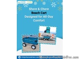 Shore & Chore Beach Cart Designed for All-Day Comfort