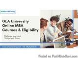 GLA University Online MBA Eligibility