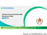 Manipal University Online Bba Placement 2026