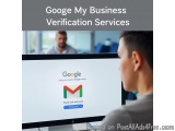 The image shows a man sitting in front of a computer monitor with the Google logo on the screen. The man is looking at the sc...