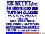 Tuition / coaching classes for class 12th Economics / Political Science / English / Business Studies / Geography / Histo