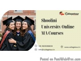 Shoolini University Online Ma Courses