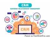 The image is an illustration that represents the concept of CRM (Customer Relationship Management) in the customer relationsh...