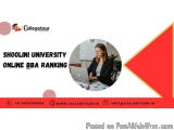 Shoolini University Online Bba Ranking
