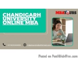 chandigarh university online mba