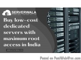 Buy low-cost dedicated servers with maximum root access in India