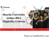 Sharda University online BBA Eligibility Criteria