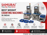 The image is an advertisement for Samurai, a company that offers best weight counting machines in India. The advertisement is...