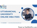 Uttaranchal University Online MBA Fees