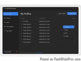 The image is a screenshot of the SmartWindows My Profiles window. The window is divided into two sections. The top section is...