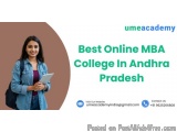 Best online MBA college in  Andhra  Pradesh