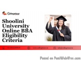Shoolini University Online Bba Eligibility Criteria
