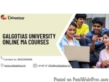 Galgotias University Online Ma Courses