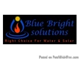 The image is a logo for Blue Bright Solutions, a company that provides right choice solutions. The logo is rectangular in sha...