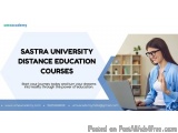 Sastra University Distance MBA Program