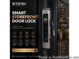 Smart Storefront Door Lock With Keyless Entry & Strong Protection