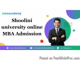 Shoolini University Online Mba Admission Open