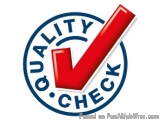 The image is a logo or emblem that represents a quality check. It has a blue circle with the word "QUALITY" written in white...