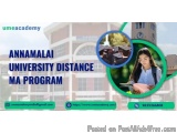 Annamalai University Distance MA Program