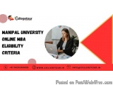 Manipal University Online Mba Eligibility Criteria