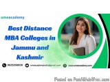 Best Distance MBA Colleges in Jammu and Kashmir