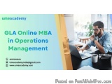 GLA University Online MBA in Operation Management