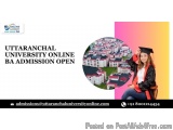 Uttaranchal University Online Ba Admission Open
