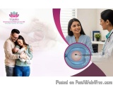 The image is an advertisement for Tamara, a medical clinic in India. The background of the image is white with a pink and pur...