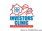 The image is a logo for Investors Clinic, a company that is committed to excellence. The logo is rectangular in shape and has...
