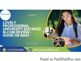 Lovely Professional University Distance M.COM Review - Good or Bad?
