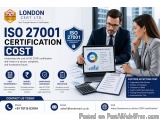 Iso 27001 Certification Cost | London Cert