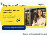 The image is an advertisement for a company called Fyllo. The background is yellow and the text is in black. On the right sid...