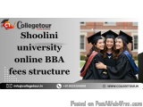 Shoolini university online BBA fees structure