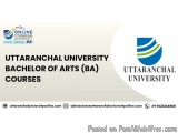 Uttaranchal University online Bachelor of Arts (BA) Courses