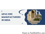 Upvc Pipe Manufacturers In India