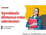 Symbiosis distance mba admission procedure 2025