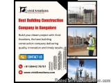 Best Building Construction Company in Bangalore | Best Architects in Bangalore