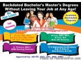 Backdated Degrees , Without Leaving Your Job At Any Age!