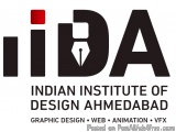 The image is a logo for the Indian Institute of Design Ahmedabad (IIDA) of Design Ahmadabad. The logo consists of the letters...