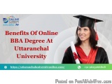 Benefits Of Online Bba Degree At Uttaranchal University