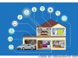 The image is an illustration of a house with a car parked in front of it. The house is a two-story building with a brown roof...